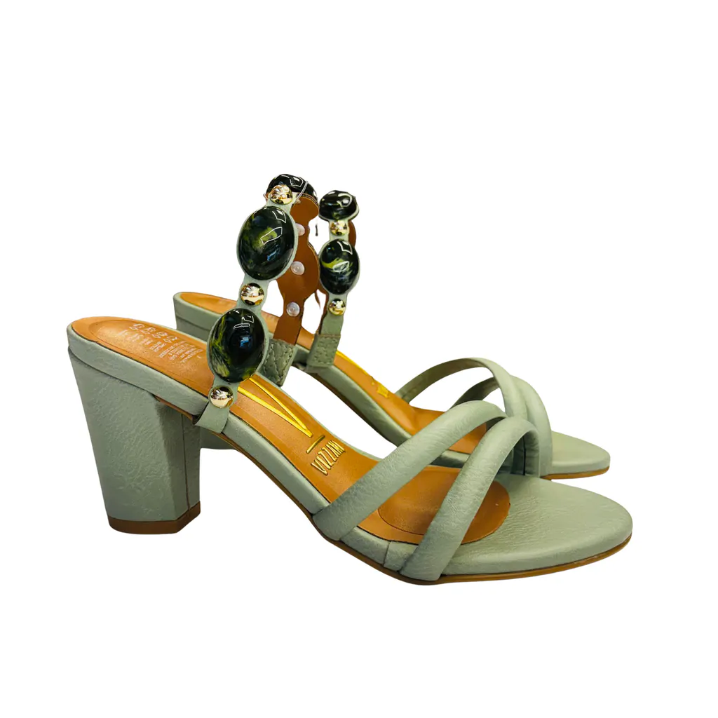 Sandalia mujer tacón 6 cm destalonada - Vizzano