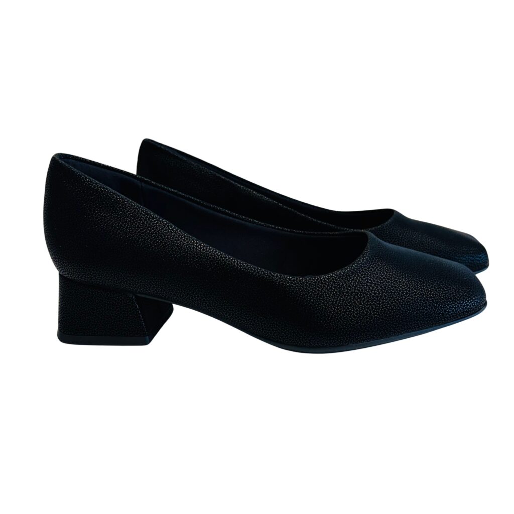 Zapatos de Tacón Bloque Bajo- Piccadilly- Negro