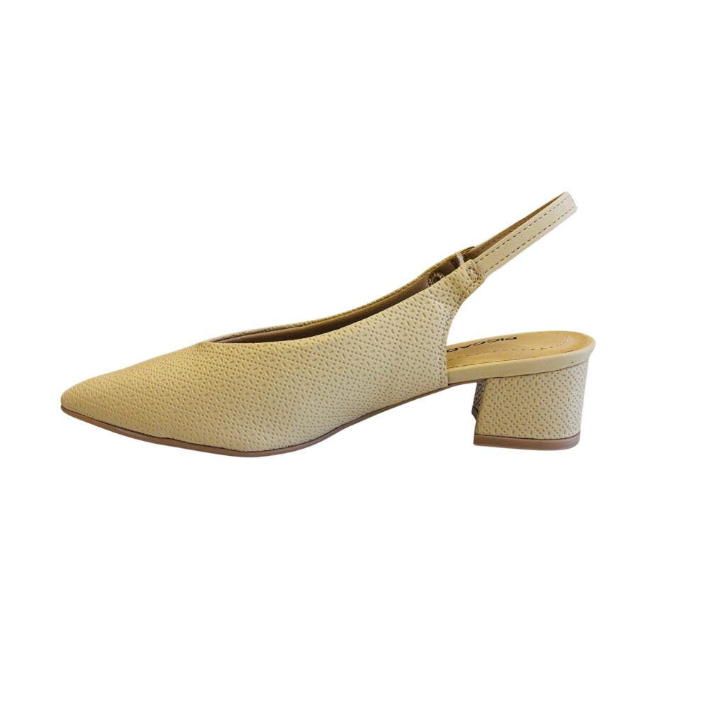 Alternative view of Zapatos Slingback- Tacón Bajo- Texturizado- Piccadilly