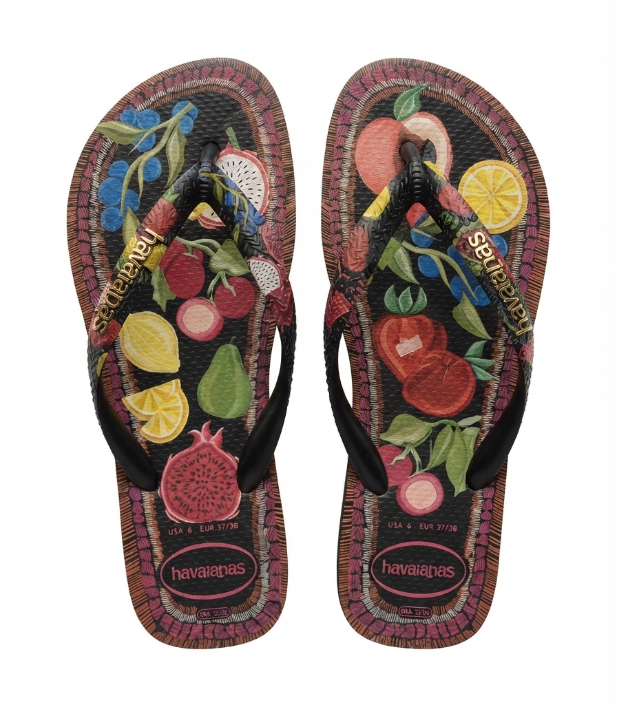Sandalias Havaianas Estampado Frutas | Estilo y Confort
